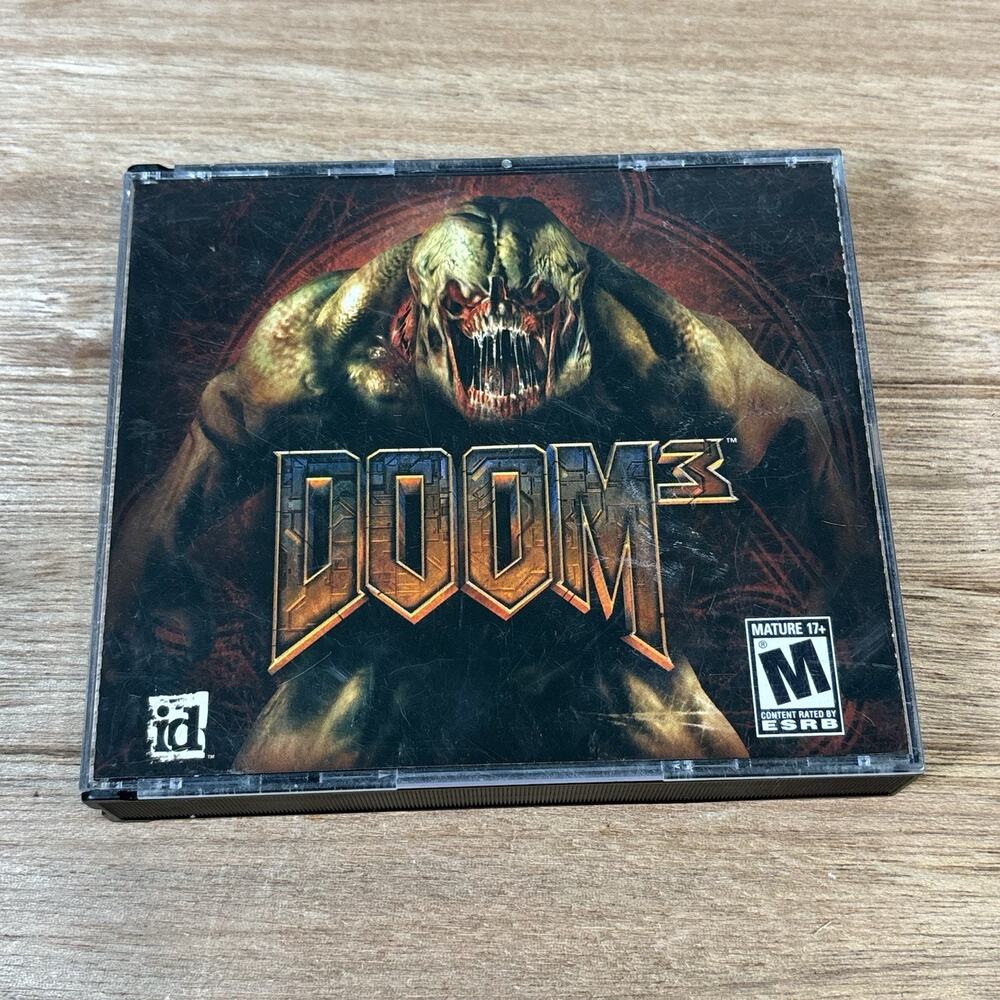 Doom 3 (PC, 2004) Video Game Incomplete Disk 2/3 - Missing Disk 1